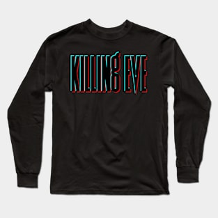 Killing Eve Retro Blur Logo Long Sleeve T-Shirt